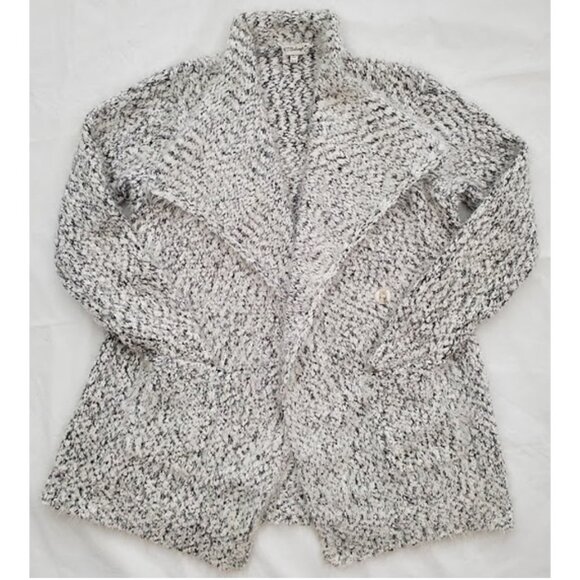 PJ Salvage Soft Eyelash Knit Open Front Cardigan Sweater Size M Cozycore Layer - Picture 5 of 10